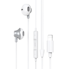 ECOUTEURS LIGHTNING POUR IPHONE STEREO BLANC XO