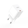 CHARGEUR SECTEUR  TYPE C + CABLE TYPE C / TYPE C BLANC 45W ULTRA FAST XO