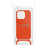 ETUI SILICONE + CORDON IPHONE 15 PRO ORANGE