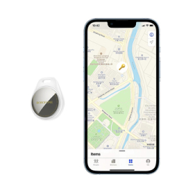 TRACKER ANTI PERTE TELEPHONE POUR APPLE  BC100 BLANC