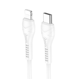 DATA CABLE TYPE C / TYPE C FAST CHARGE 100W BLANC HOCO