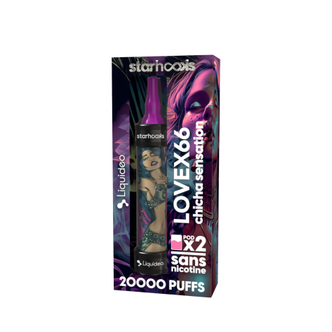 STARHOOKS CHICHA20000 PUFFS Kiwi Coco Ananas + 2 PODS