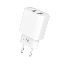 CHARGEUR 2 USB + CABLE TYPE C FAST CHARGE 2.1A XO
