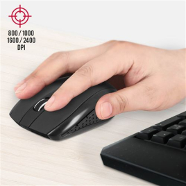 SOURIS SANS FIL BLUETOOTH 6 BOUTONS 4 VITESSES MXHM-02 MAXLIFE NOIRE