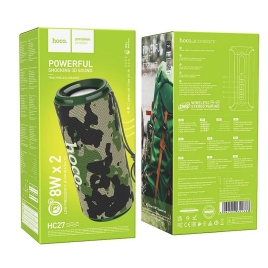 ENCEINTE BLUETOOTH SPORTS 2X8W CAMOUFLAGE HC27 HOCO