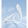 CHARGEUR 2 USB TYPE C 2,1A + CABLE 1M BN15 BOROFONE BLANC