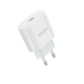 CHARGEUR 1 USB C TO USB  PD 20W + DATA CABLE JELLICO EU57 BLANC