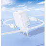 CHARGEUR TYPE C 30W + CABLE TYPE C VERS TYPE C  FAST CHARGE BOROFONE