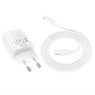 CHARGEUR USB+TYPE C 30W + CABLE C VERS C NOIR