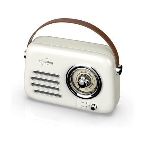 RADIO FM VINTAGE BLUETOOTH BLEUE