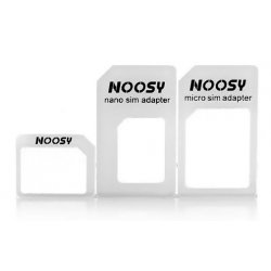 Set d’adaptateurs Noosy carte SIM Nano SIM - Micro SIM - Mini SIM 