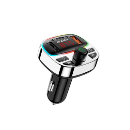 TRANSMETTEUR CHROME  FM+2USB + TYPE C 25W