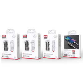ALLUME CIGARE +CABLE LIGHTNING 2.4A