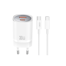 CHARGEUR 2 USB  + CABLE MICRO USB 10W BLANC