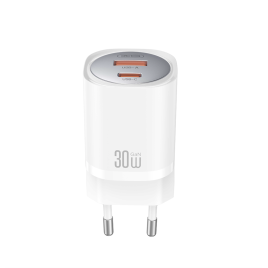 CHARGEUR 2 USB  + CABLE MICRO USB 10W BLANC