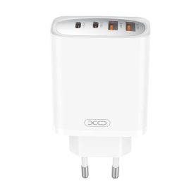 Chargeur GaN 45W XO CE22 - 2 USB-C + 2 USB-A + Câble USB-C 1m