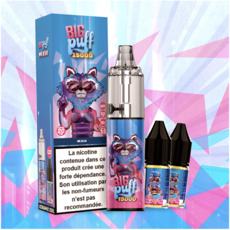 BIG PUFF 15000 PUFFS FRAISE PASTEQUE 2%