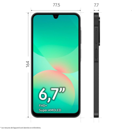 SAMSUNG A26  5G/128G 6.7P  NOIR